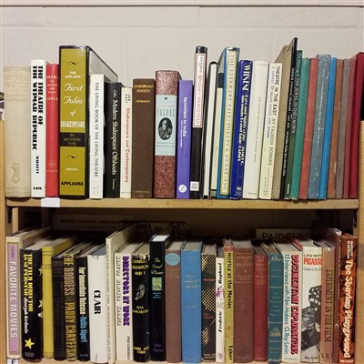 Lot 477 - Theatre. A large collection of modern theatre reference & biography