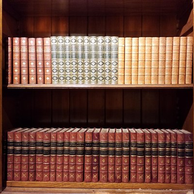 Lot 293 - Bindings. The Works of G.J. Whyte Melville, 27 volumes, by G.J. Whyte Melville, 1900