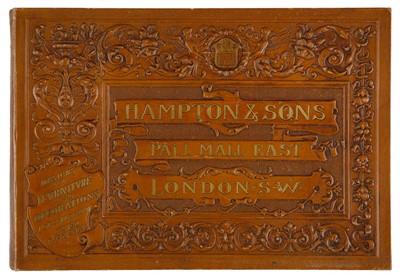 Lot 403 - Trade Catalogue. Designs for Furniture and Decorations by Hampton & Sons, circa 1892