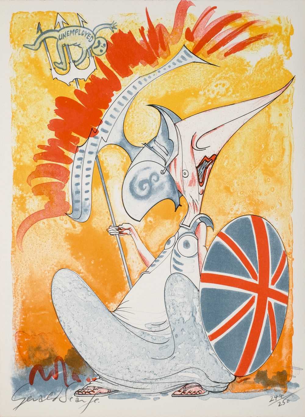 Lot 598 - Scarfe (Gerald). Gerald Scarfe, 1st edition, 1982