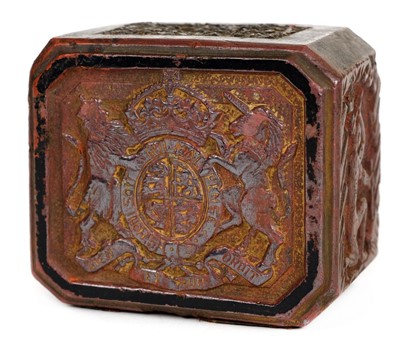 Lot 64 - Irish Hussars. Presentation piece of iron-ore, probably late 18th century