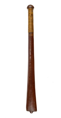 Lot 118 - South Sea Islands.  A 19th century hardwood war club probably Samoan