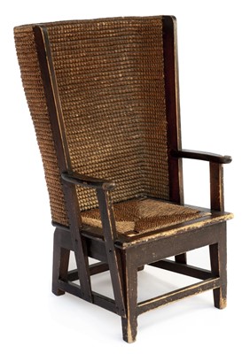 Lot 130 - Child's Chair. A 1920s child's Orkney chair