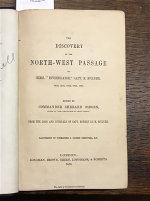 Lot 26 - M'Clure (Robert). The Discovery of the North-West Passage, 1856