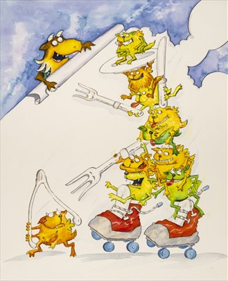 Lot 680 - Holleyman (Sonia, b. 1950). A large archive of original artwork