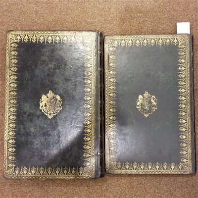 Lot 316 - Bible [English]. The Holy Bible, 2 volumes, Oxford: John Baskett, 1717/1716