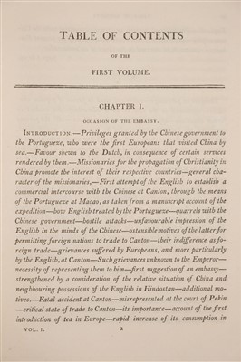 Lot 40 - Staunton (George). Authentic Account of an Embassy to the Emperor of China, 1st edition, 1797