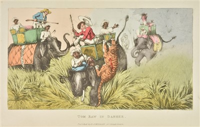 Lot 11 - D'Oyly (Charles). Tom Raw, the Griffin: A Burlesque Poem, 1828