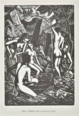 Lot 415 - Fleece Press. Baigneuses, by John Buckland Wright, 1995