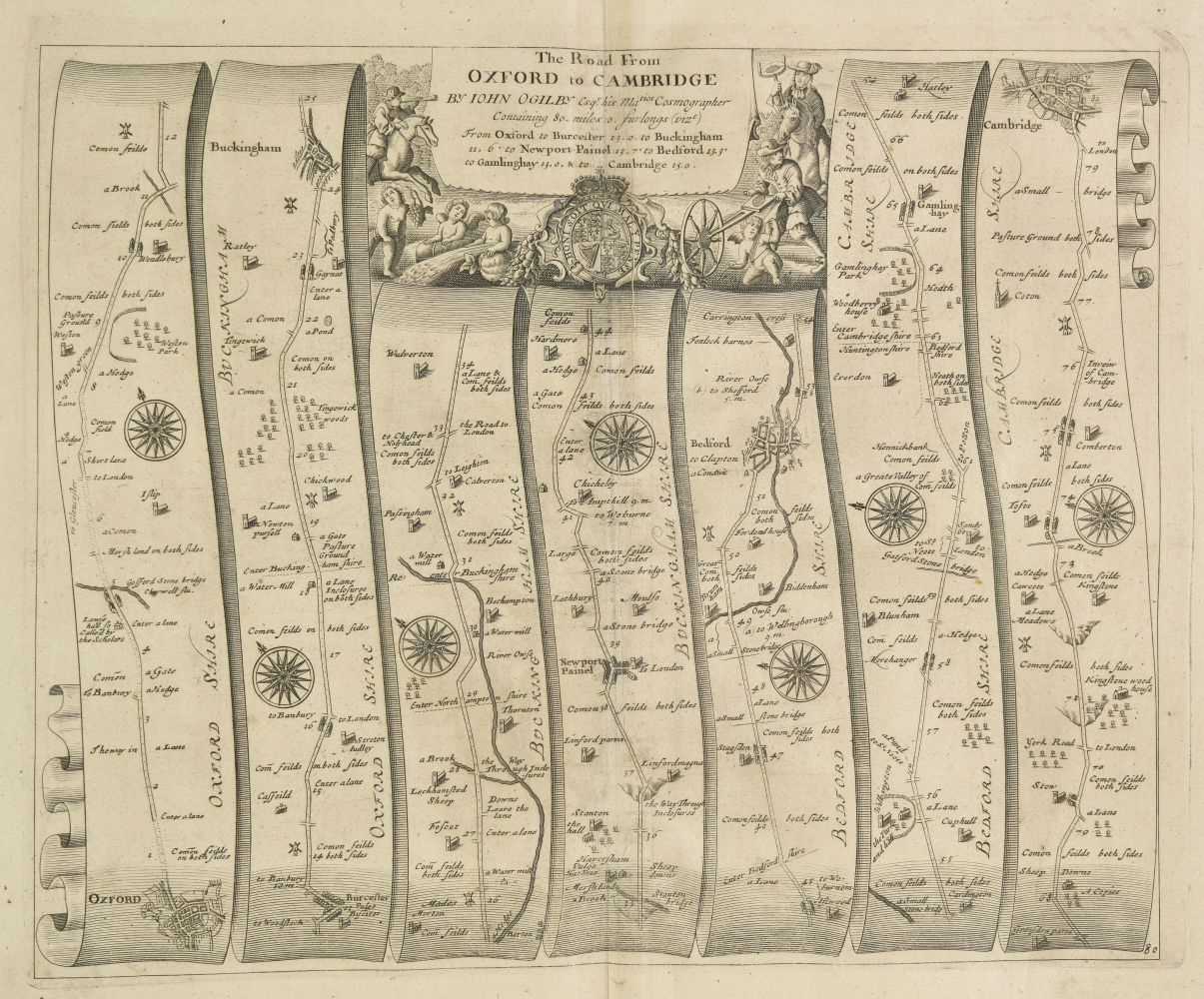 Lot 59 - Ogilby (John). Britannia, 1698.