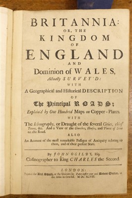 Lot 59 - Ogilby (John). Britannia, 1698.