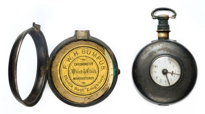 Lot 37 - Pocket Watch. A George III silver pair case pocket watch by Henry Spittle of Hathern