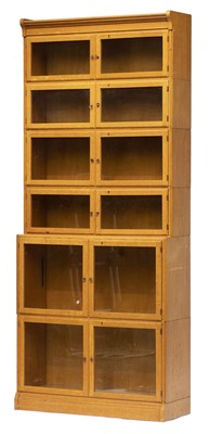 Lot 294 - 1920s Light Oak Bookcase