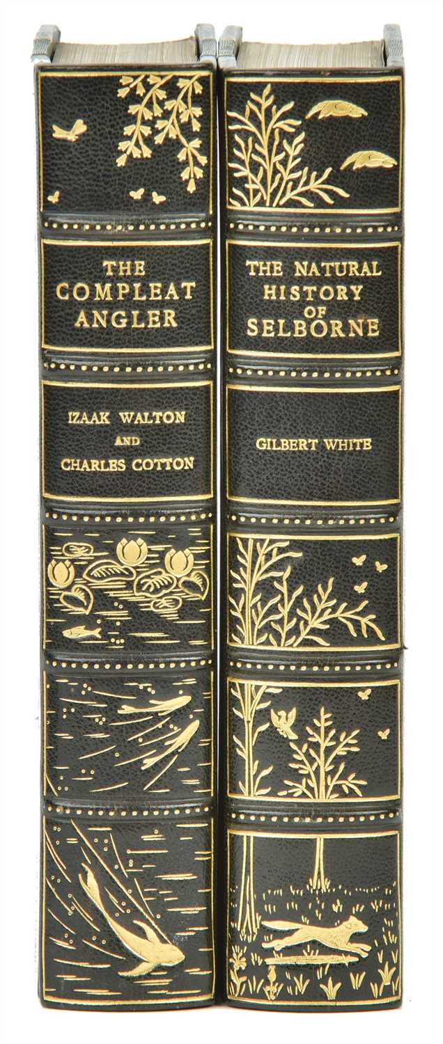 Lot 84 - Walton (Izaak). The Compleat Angler [and:] White (Gilbert). Natural History of Selborne, 1904-8