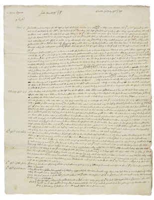 Lot 241 - Hampshire - Nowes Charity. 120 manuscript paper documents, late 17th/early 18th century