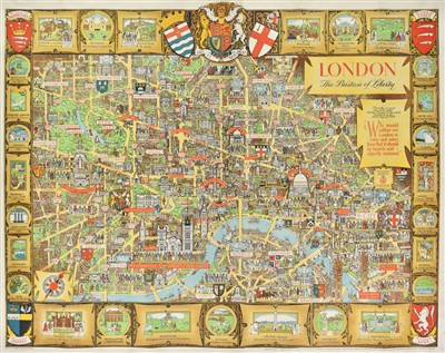 Lot 128 - London. Lee (Kerry), London. The Bastion of Liberty, circa 1950