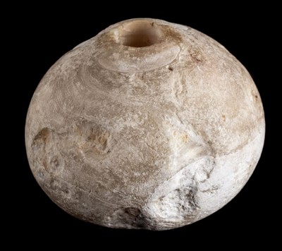 Lot 124 - Mace Head. A Mesopotamian alabaster mace head