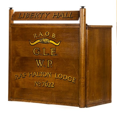 Lot 143 - Royal Air Force. A 1950s RAF lectern from RAF Halton Lodge