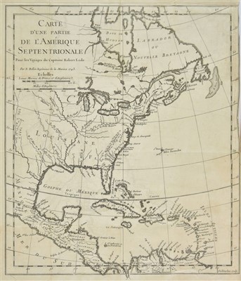 Lot 32 - Prevost d'Exiles (Antoine-Francois). Voyages du Captaine Lade, 2 volumes, 1st edition, Paris 1744