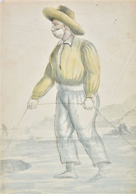 Lot 182 - Barbados. Fishing at Barbadoes, by W.P. Cocks, August 1826