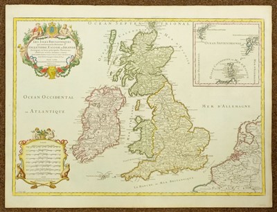 Lot 94 - British Isles. Jaillot (Hubert), Les Isles Britanniques..., circa 1695