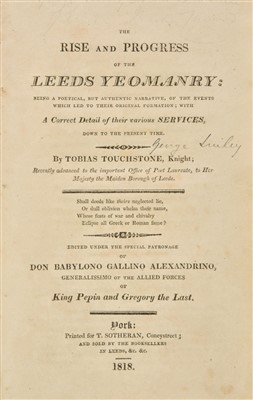 Lot 366 - Leeds Reform. The Rise and Progress of the Leeds Yeomanry
