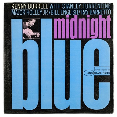 Lot 284 - Blue Note Jazz LP, Kenny Burrell & Stanley Turrentine, Midnight Blue (BLP 4123)
