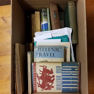 Lot 438 - Greece. A collection of reference relating to Greece, 20th century publications