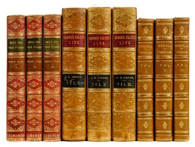 Lot 345 - Eliot (George). The Mill on the Floss, 3 volumes, 1st edition, 1870 [and others]