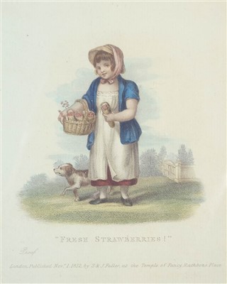 Lot 16 - Cries of London. Four engravings, published by S. & J. Fuller, 1812 [but later impressions]