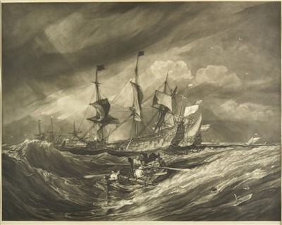 Lot 447 - Short (Sir Frank, 1857-1945), Carrying Out Anchors & Cables to Dutch Men-of-War, 1907