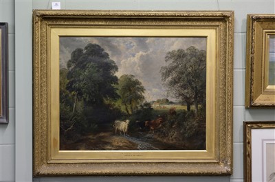 Lot 281 - Meadows (Edwin, 1828-1888). A Summer's Noon, Lambourn, Essex, 1880