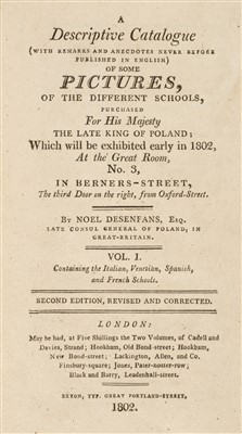 Lot 384 - Regnault (L.F.) Catalogue Raisonne, Paris, 1798