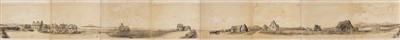 Lot 83 - New Zealand. Folding Panorama of Auckland. circa 1870