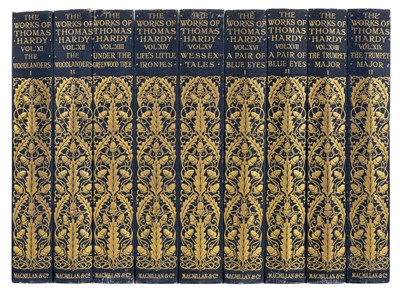 Lot 401 - Hardy (Thomas). The Works, 37 volumes, Macmillan and Co., Limited, 1919-20, Mellstock edition