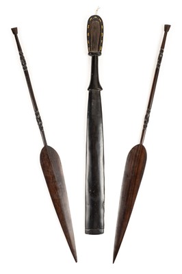 Lot 117 - Tribal club. A South Sea Islands hardwood club