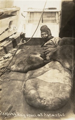 Lot 182 - Antarctica. Terra Nova Expedition, 1910-1913. A group of four real photo postcards, circa 1913