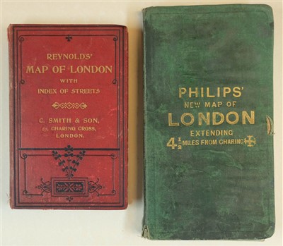 Lot 6 - London. Reynolds (James), Reynolds' Map of London..., circa 1880
