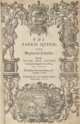 Lot 208 - Spenser (Edmund). The Faerie Queen: The Shepheards Calendar..., 1611