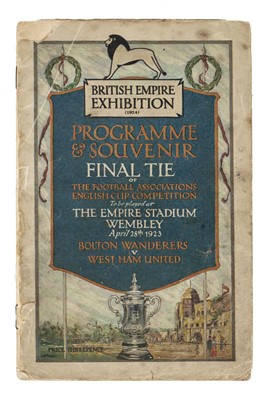 Lot 406 - Football. 1923 F.A. Cup Final Programme