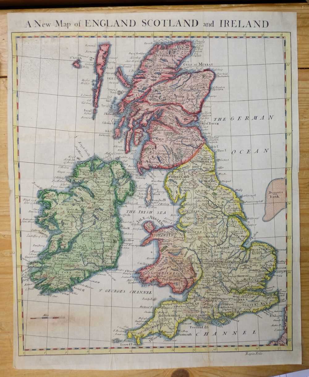 Lot 1 - British Isles. A mixed collection of approximately 140 maps, mostly 19th century