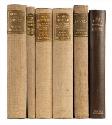 Lot 803 - De La Mare (Walter). Memoirs of a Midget, 1921