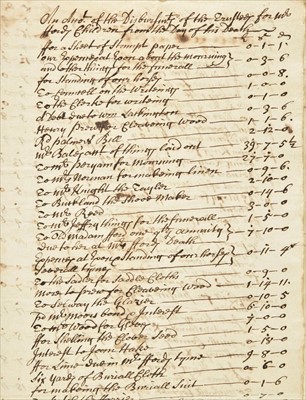 Lot 393 - Devon. Collection of manuscript paper documents relating to the Fford & Jope families of Plymtree