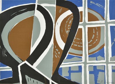 Lot 464 - Lloyd (Reginald J., 1926-). "Monolith & Sun", 1967 screenprint