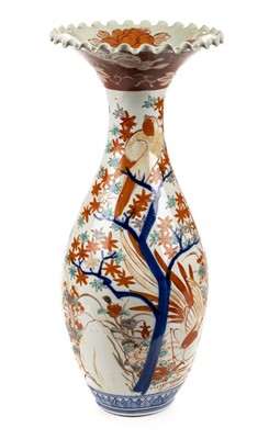 Lot 81 - Imari vase. A large and impressive Japanese Imari vase circa 1870
