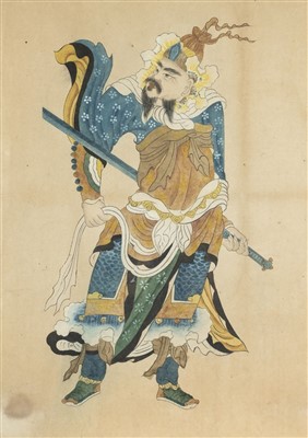 Lot 325 - Chinese School. Portraits of Chinese Warriors, mid 19th century