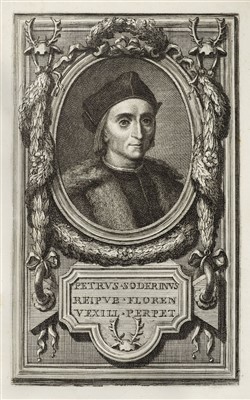 Lot 342 - Razzi (Silvano). Vita di Piero-Soderini, Padova, 1737