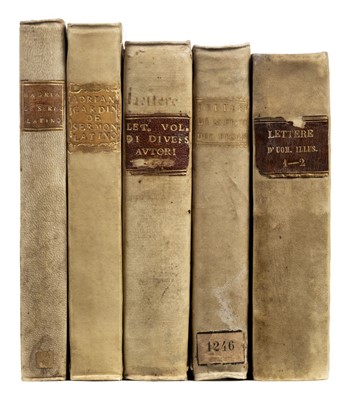 Lot 294 - Castellesi (Adriano). De sermone Latino, Lyon: Giunta, 1581, & others