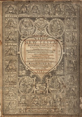 Lot 241 - New Testament [English]. The New Testament of our Lord Jesus Christ, 1610/11