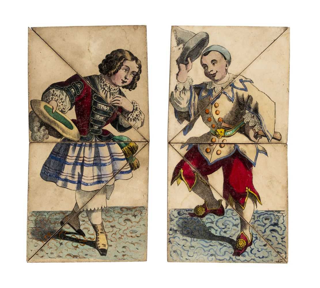 Lot 548 - The Changing Companions. Comic Metamorphosis, circa 1850s